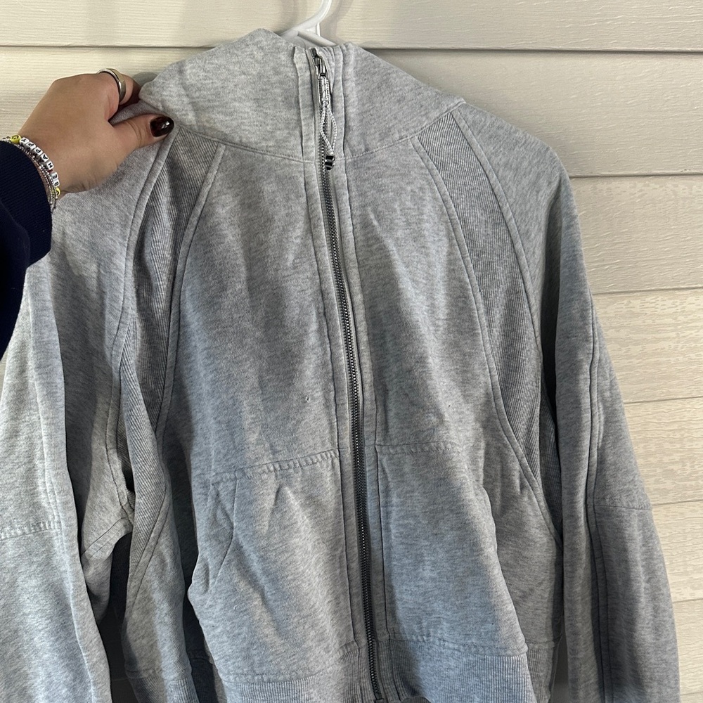 Lululemon Grey Scuba Full Zip